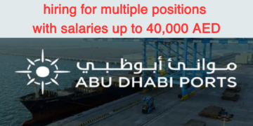 hiring for multiple positions with salaries up to 40000 AED