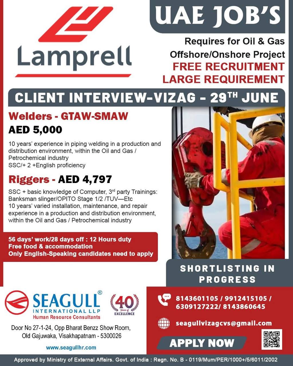UAE Job Opportunities 5000 aed - Free Recruitment
